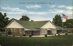 Municipal Club House Postcard