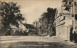 Street Through Tyringham Massachusetts Postcard Postcard Postcard