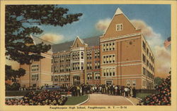 Poughkeepsie High School New York Postcard Postcard Postcard