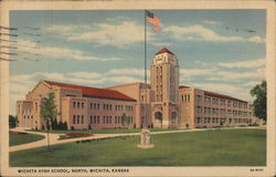 Wichita High School North Kansas Postcard Postcard Postcard