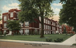 Senior High School and Auditorium Findlay, OH Postcard Postcard Postcard