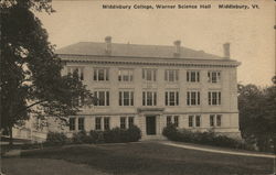 Middlebury College, Warner Science Hall Postcard