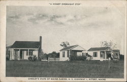 Chesley's State of Maine Cabins Postcard