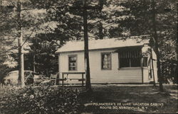 Polmateers' De Luxe Vacation Cabins on Route 30 Postcard