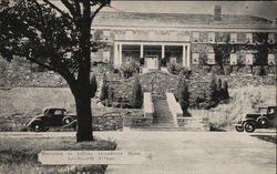 Entrance to Infirm Attendants Home Postcard