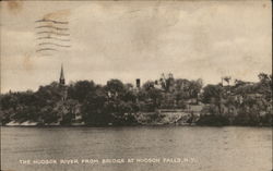 Bridge View of the Hudson River Postcard