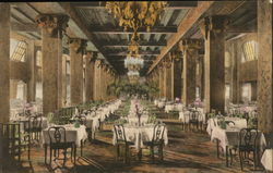 Hollywood Beach Hotel and Golf Club, Main Dining Room Postcard