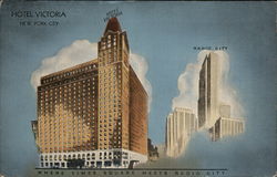 Hotel Victoria New York City, NY Postcard Postcard Postcard