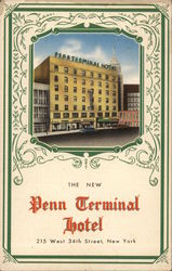 The New Penn Terminal Hotel Postcard