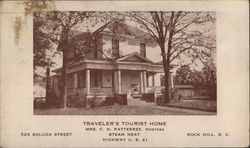 Travelers Tourist Home Postcard