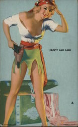 Profit and Lass Postcard