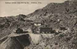 Oatman United Gold Mining Co. Arizona Postcard Postcard Postcard