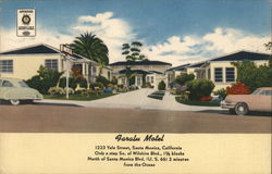 Faralu Motel Santa Monica, CA Postcard Postcard Postcard