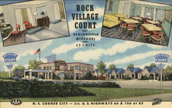 Rock Village Court Postcard