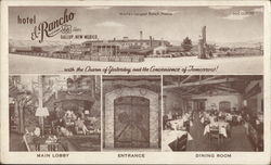 Hotel El Rancho Postcard