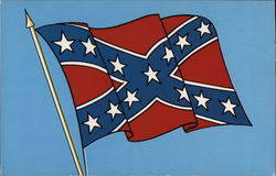 Confederate Flag Postcard