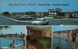 Quality Courts Motel Postcard