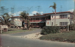 Sunset Apartment-Motel Postcard