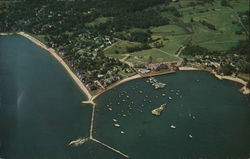 View of Pine Orchard and Yacht Club Branford, CT Postcard Postcard Postcard