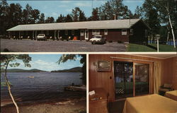 Sullivan's Sandy Point Motel & Cottages Long Lake, NY Postcard Postcard Postcard