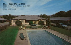 Hillview Motel San Jose, CA Postcard Postcard Postcard