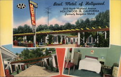 Bowl Motel Postcard