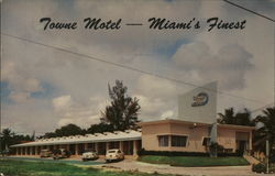 Towne Motel Miami, FL Postcard Postcard Postcard