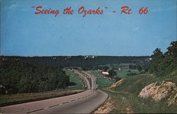 "Seeing the Ozarks" - Rt. 66 Missouri Postcard Postcard Postcard