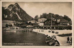 Hotel Schiffmeister am Konigssee mit Grunstein Königssee, Germany Postcard Postcard Postcard