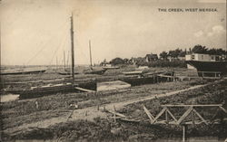 The Creek, West Mersea Postcard