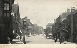 St. Edward's Street, Leek United Kingdom Postcard Postcard Postcard