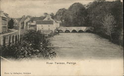 View of River Termon Pettigo, Ireland Postcard Postcard Postcard