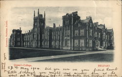 Queen's College -Belfast Postcard