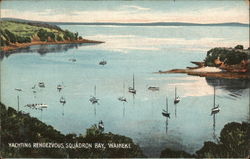 Yachting RendezVous Squadron Bay, Waiheke Postcard