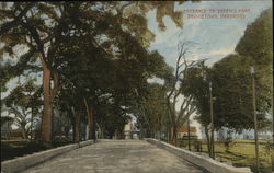 Entrance to Queen's Park Bridgetown, Barbados Caribbean Islands Postcard Postcard Postcard