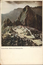 Cuzco-Peru. Ruinas de Machupichu Postcard Postcard Postcard