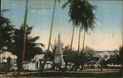 Memorial Tablet, Washington Hotel Colon, Panama Postcard Postcard Postcard