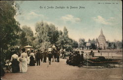 Zoo and Park in Buenos Aires Postcard