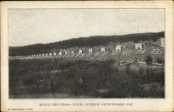 Range Shooting - Naval Station Postcard