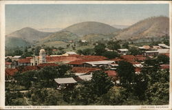 View of the town of El Caney - The Cuba Railroad Postcard Postcard Postcard