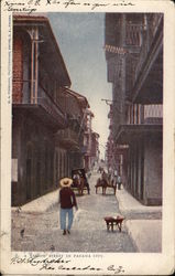 A Narrow Street Panama City, Panama Postcard Postcard Postcard