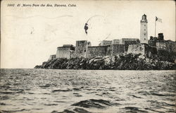 Morro from the sea, Havana, Cuba Postcard Postcard Postcard