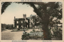 Views of the Argentine Republic Estancia Chapadmalal Buenos Aires State Argentina Postcard Postcard Postcard