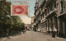 Paseo de Julio Postcard