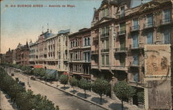 Avenida de Mayo Postcard