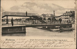 Mulhouse Ancien Pont tournant du Bassin et Plate-forme du Nord. France Postcard Postcard Postcard