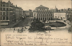 Royal Theater, Liege Postcard