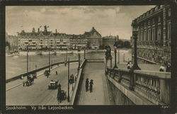 View from the Lejonbacken Stockholm, Sweden Postcard Postcard Postcard