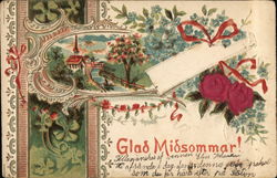 Glad Misommer Postcard