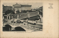 Greetings from Berlin, Friedrich bridge, National Gallery Postcard